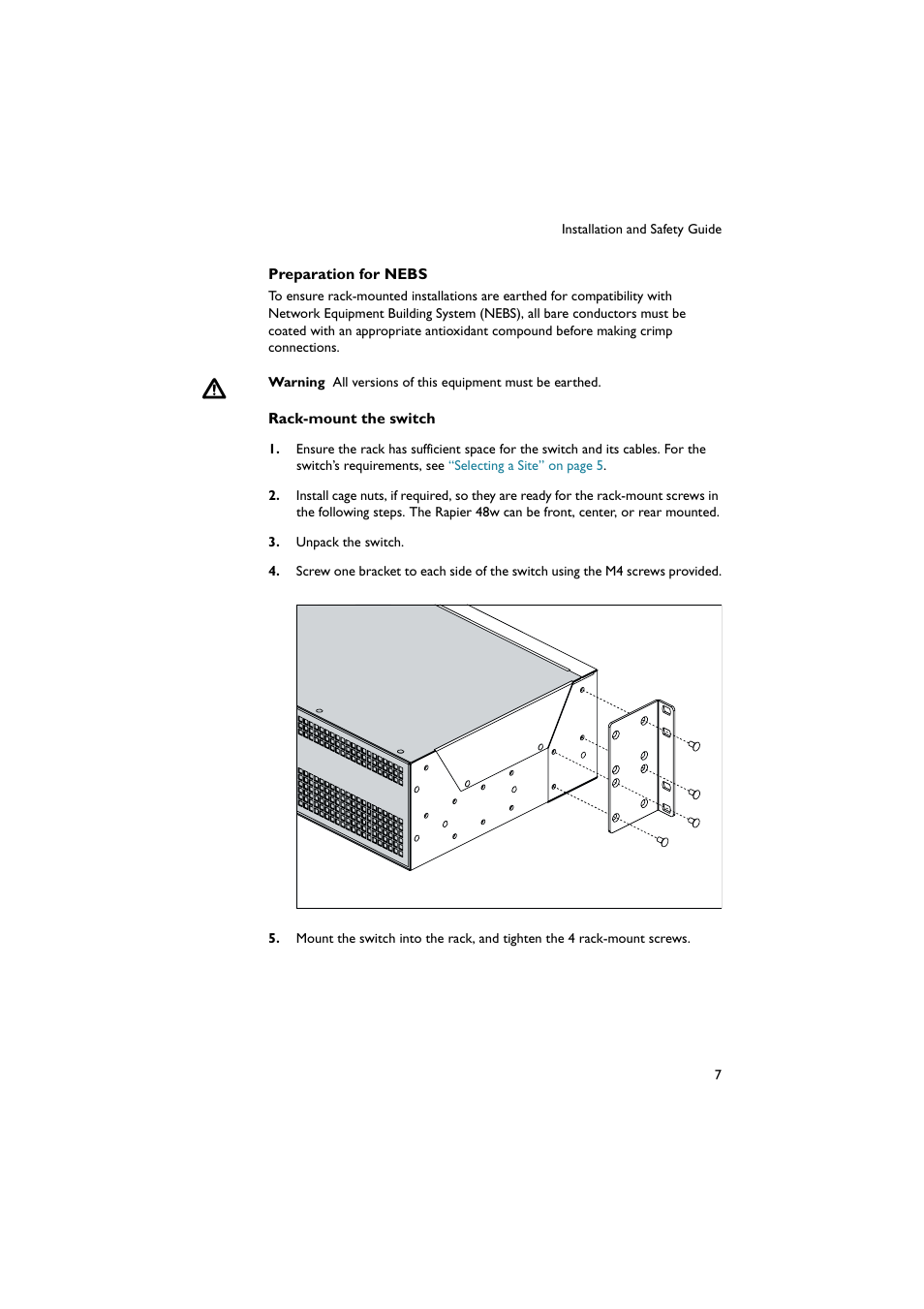 Allied Telesis Rapier 48w Switch User Manual | Page 7 / 24