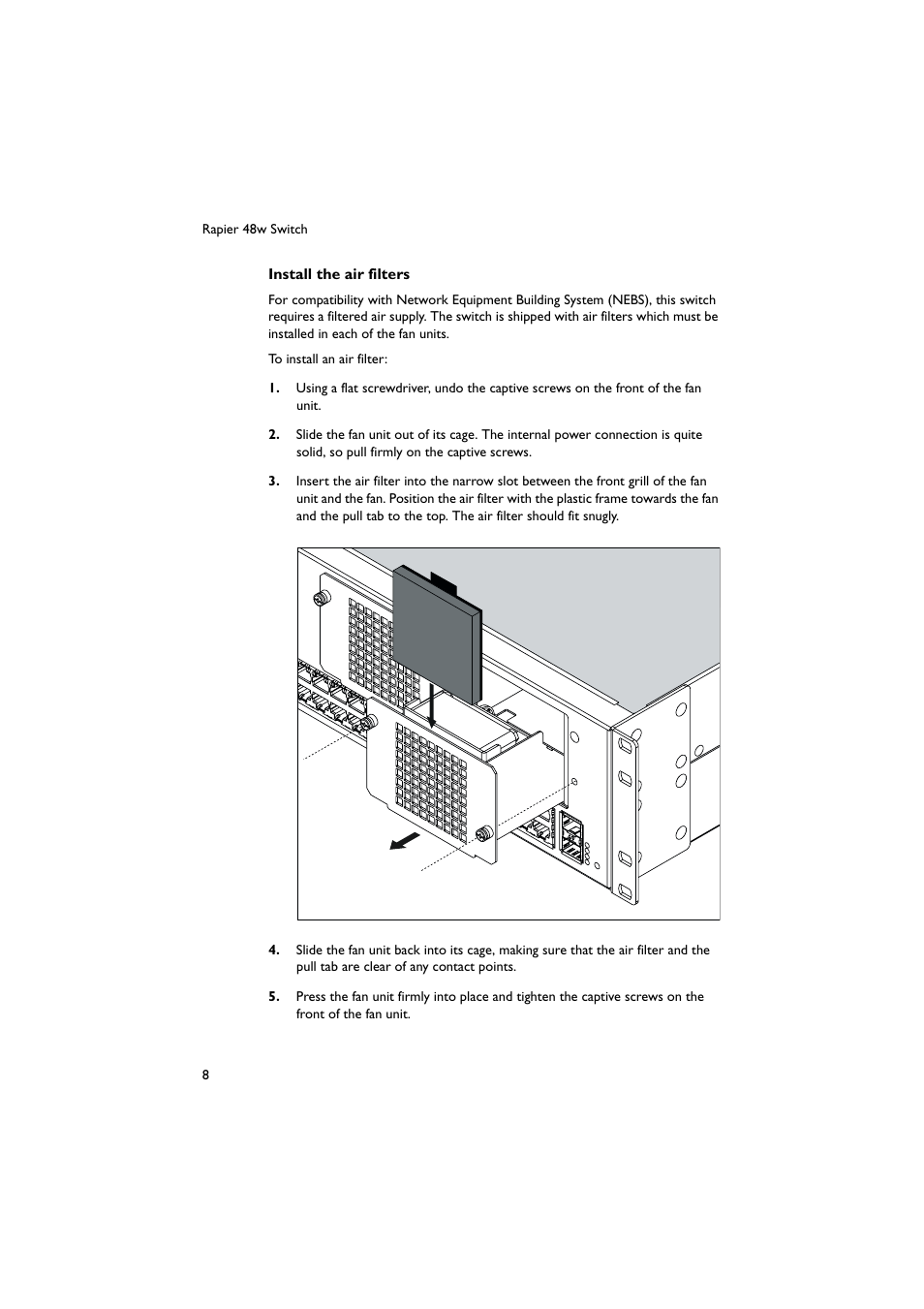 Allied Telesis Rapier 48w Switch User Manual | Page 8 / 24