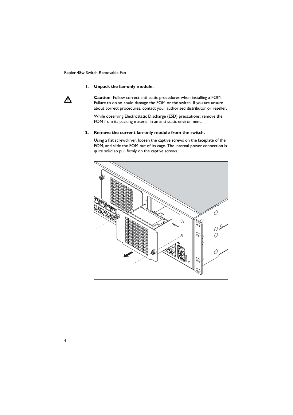 Allied Telesis Rapier 48w Switch User Manual | Page 4 / 7