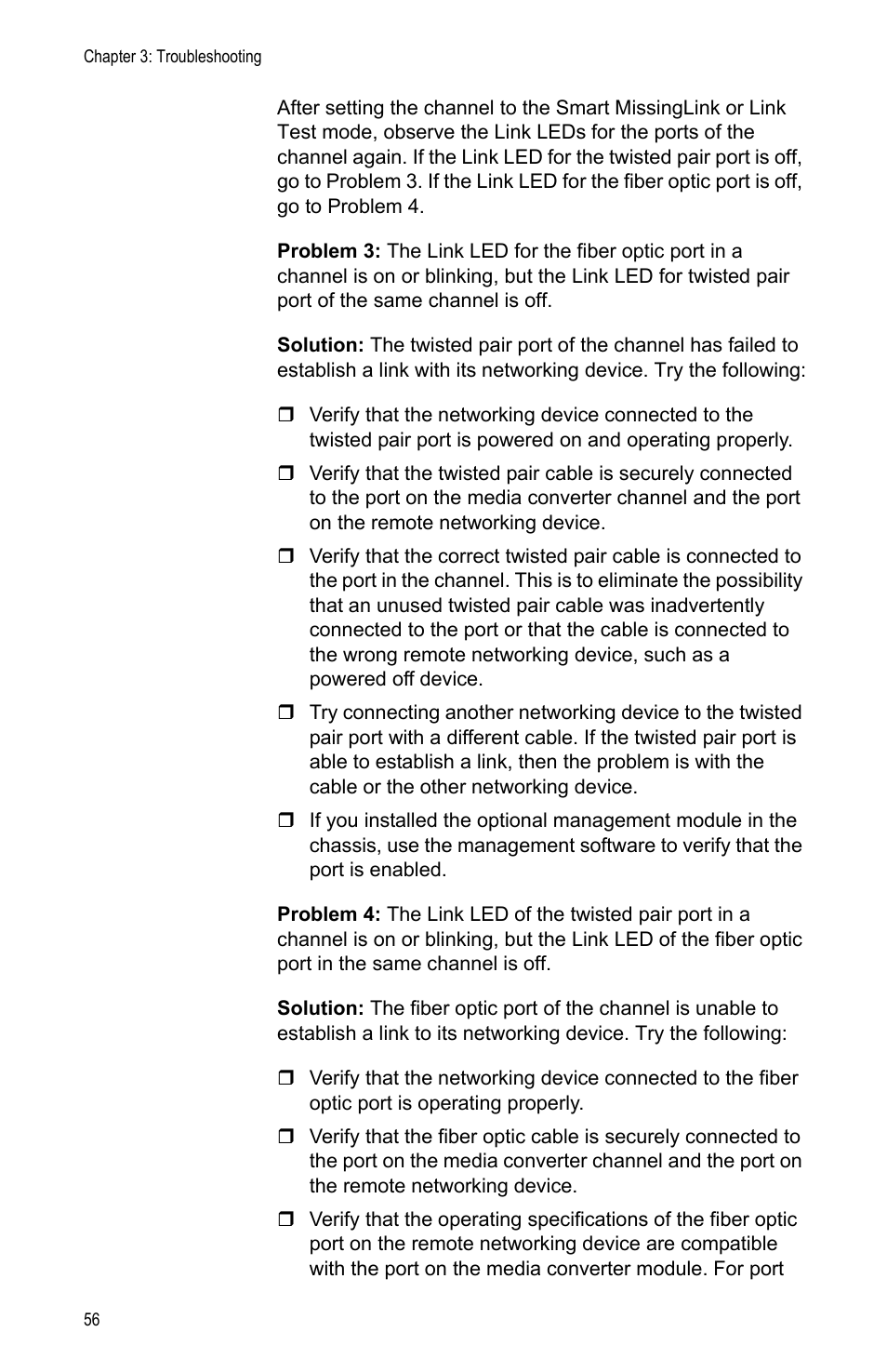 Allied Telesis AT-MCF2012LC/1 User Manual | Page 56 / 64