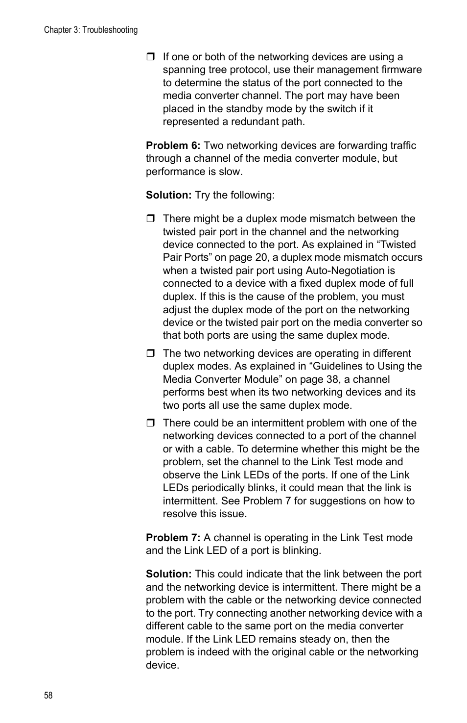 Allied Telesis AT-MCF2012LC/1 User Manual | Page 58 / 64