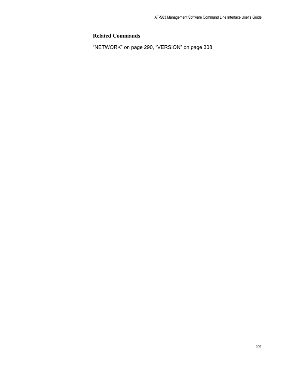 Allied Telesis AT-S83 User Manual | Page 299 / 382