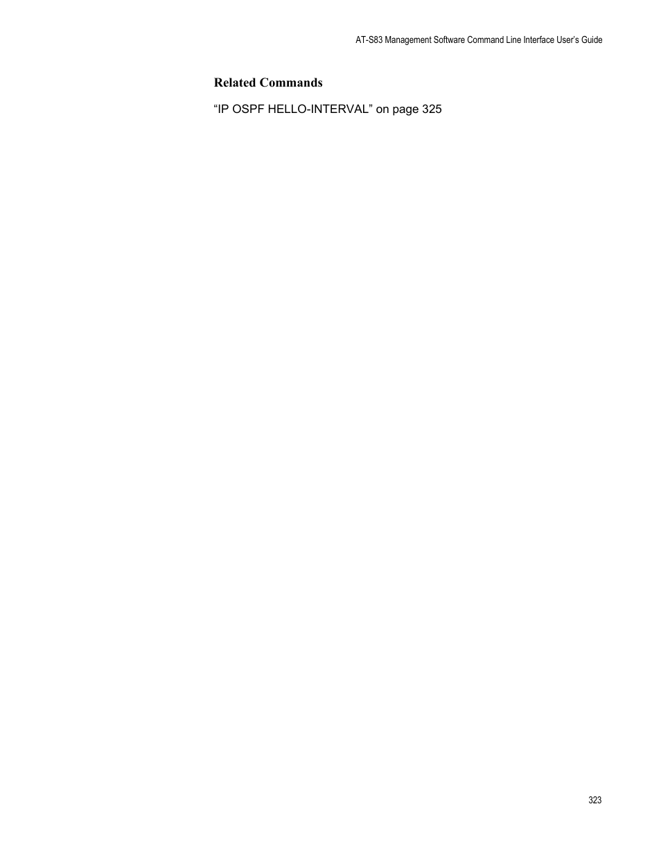 Allied Telesis AT-S83 User Manual | Page 323 / 382