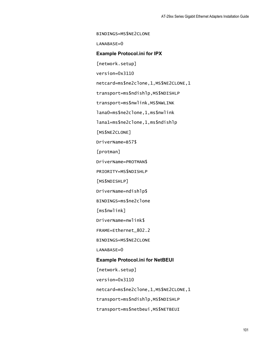 Allied Telesis AT-2972T/2 User Manual | Page 101 / 144