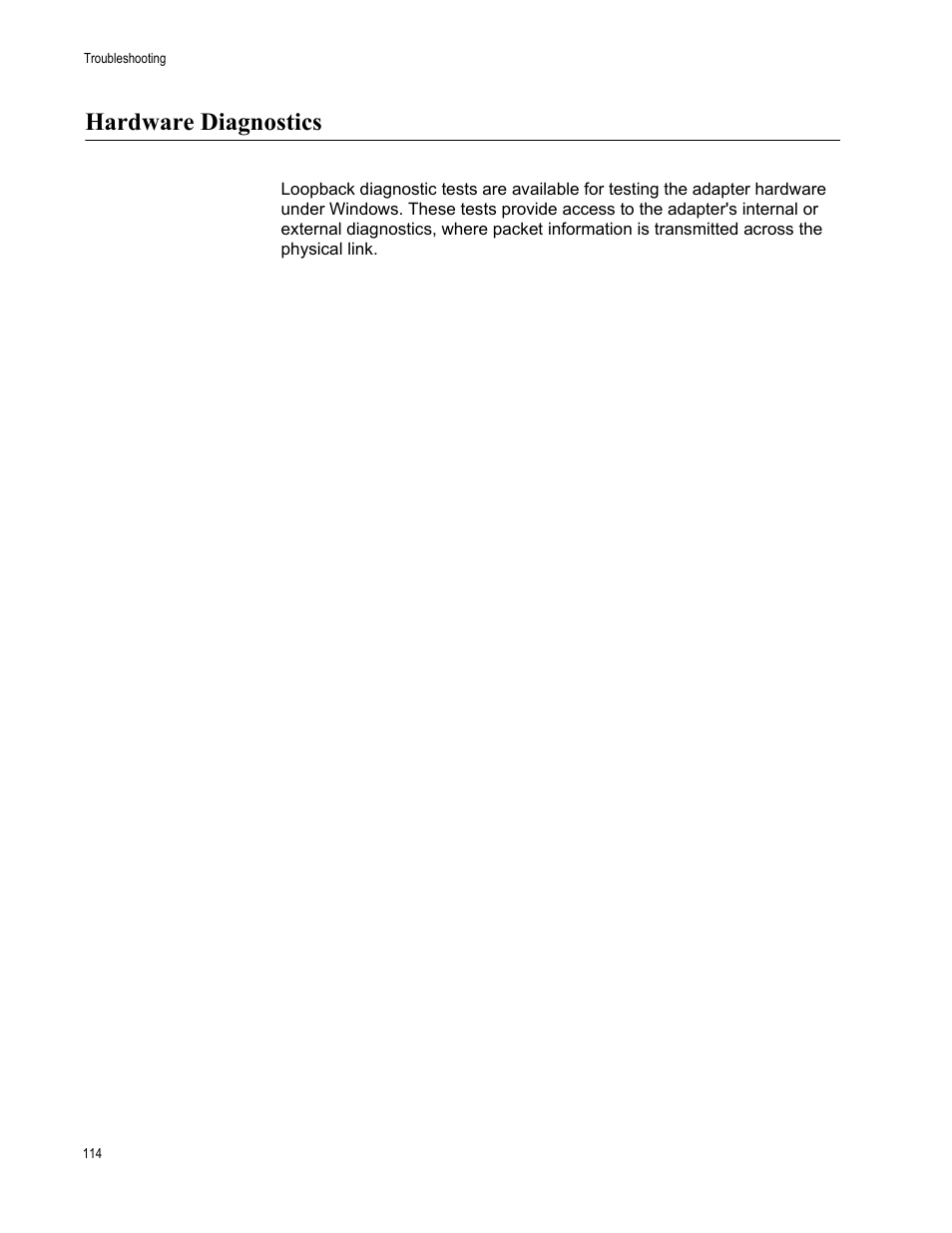 Hardware diagnostics | Allied Telesis AT-2972T/2 User Manual | Page 114 / 144