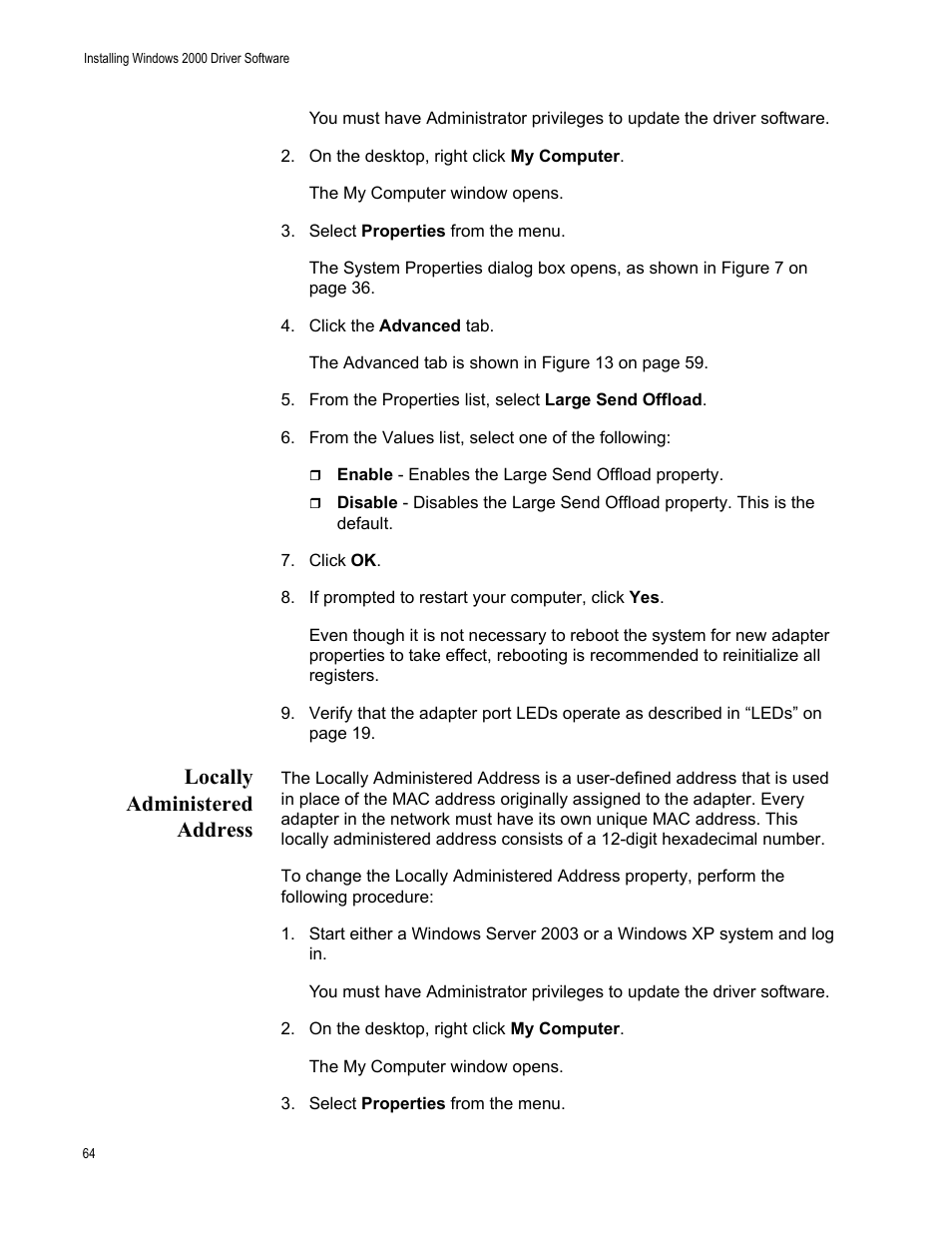 Locally administered address | Allied Telesis AT-2972T/2 User Manual | Page 64 / 144
