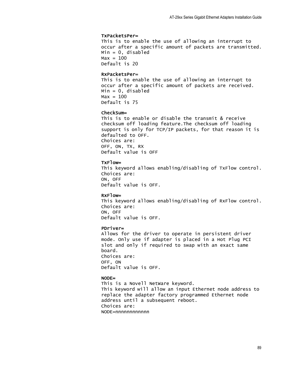 Allied Telesis AT-2972T/2 User Manual | Page 89 / 144