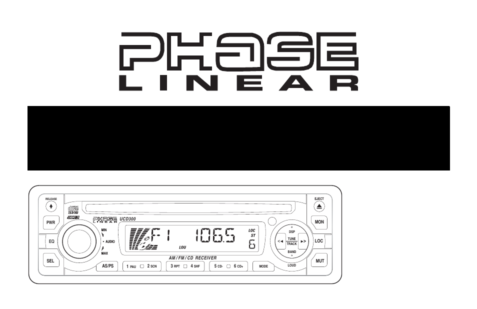 Audiovox Jensen Phase Linear UMP400 User Manual | 54 pages
