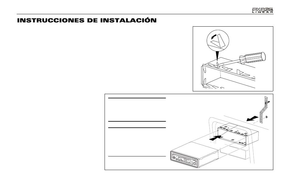 Instrucciones de instalación | Audiovox Jensen Phase Linear UMP400 User Manual | Page 21 / 54