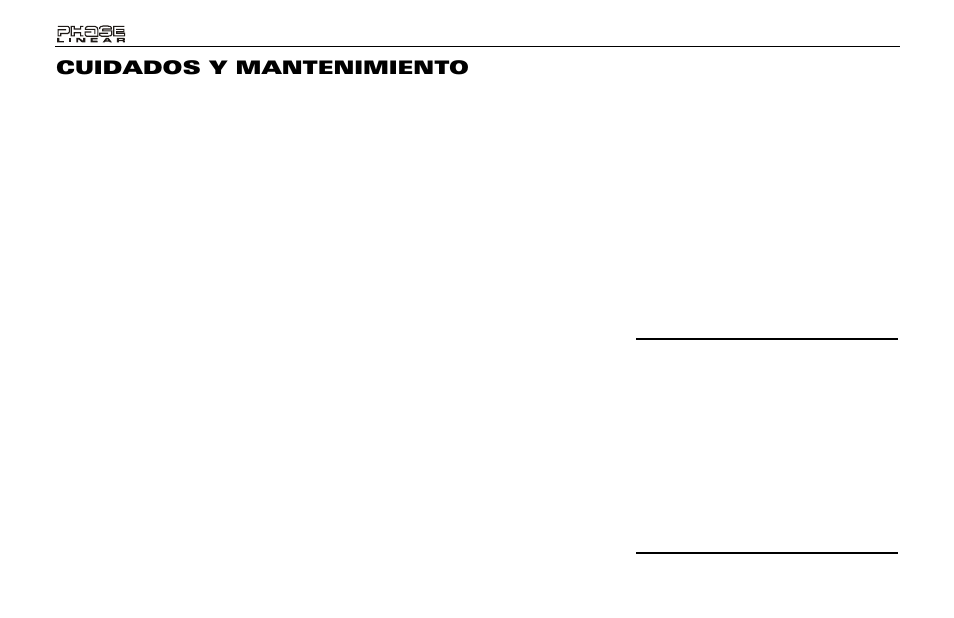 Cuidados y mantenimiento | Audiovox Jensen Phase Linear UMP400 User Manual | Page 34 / 54