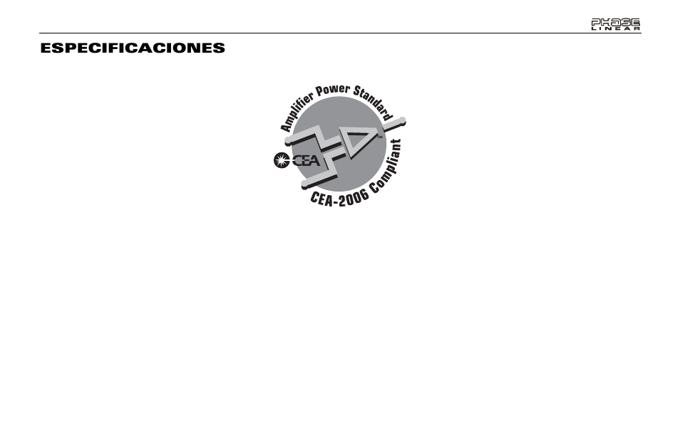 Especificaciones | Audiovox Jensen Phase Linear UMP400 User Manual | Page 35 / 54