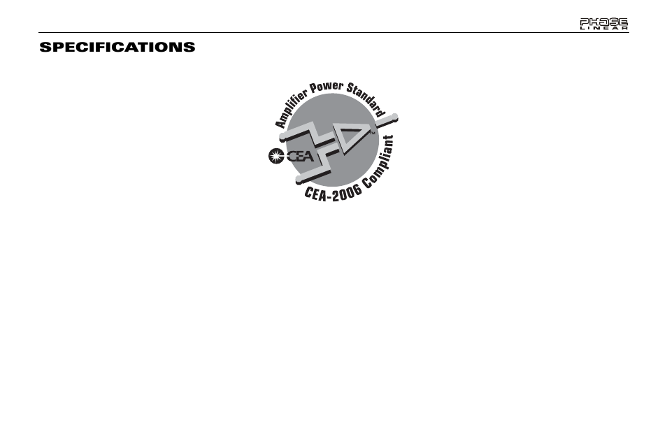 Specifications | Audiovox Jensen Phase Linear UMP400 User Manual | Page 53 / 54