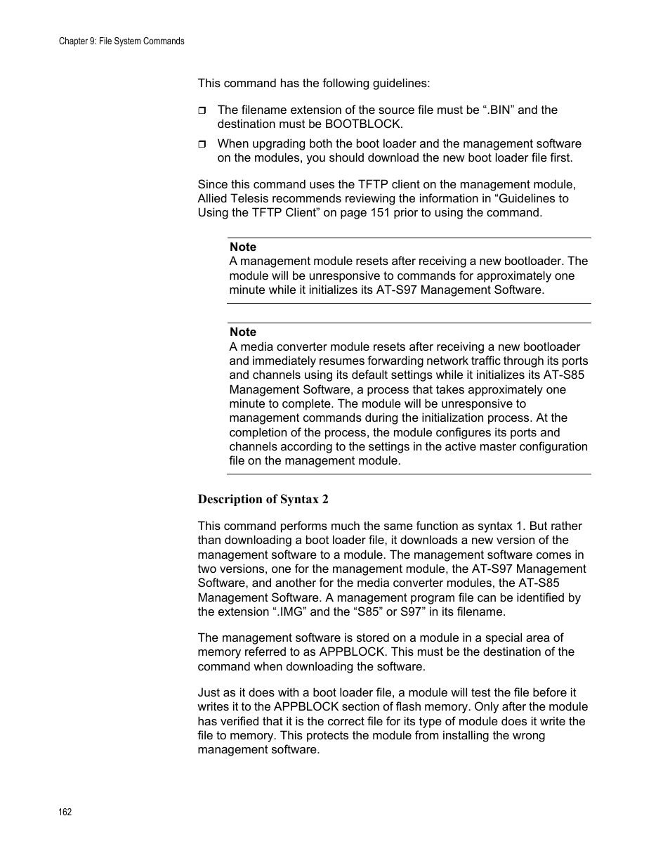 Allied Telesis AT-S97 User Manual | Page 162 / 218