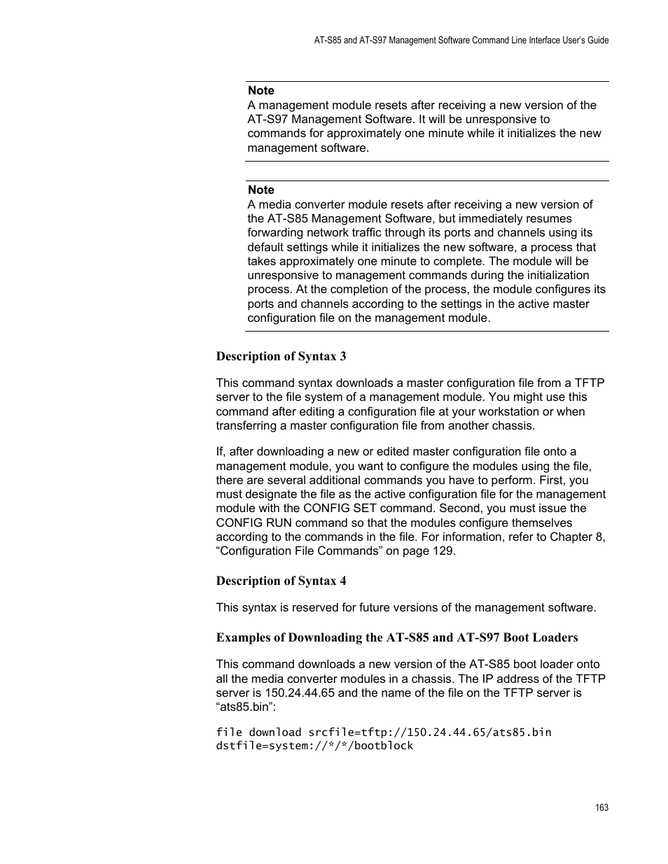 Allied Telesis AT-S97 User Manual | Page 163 / 218