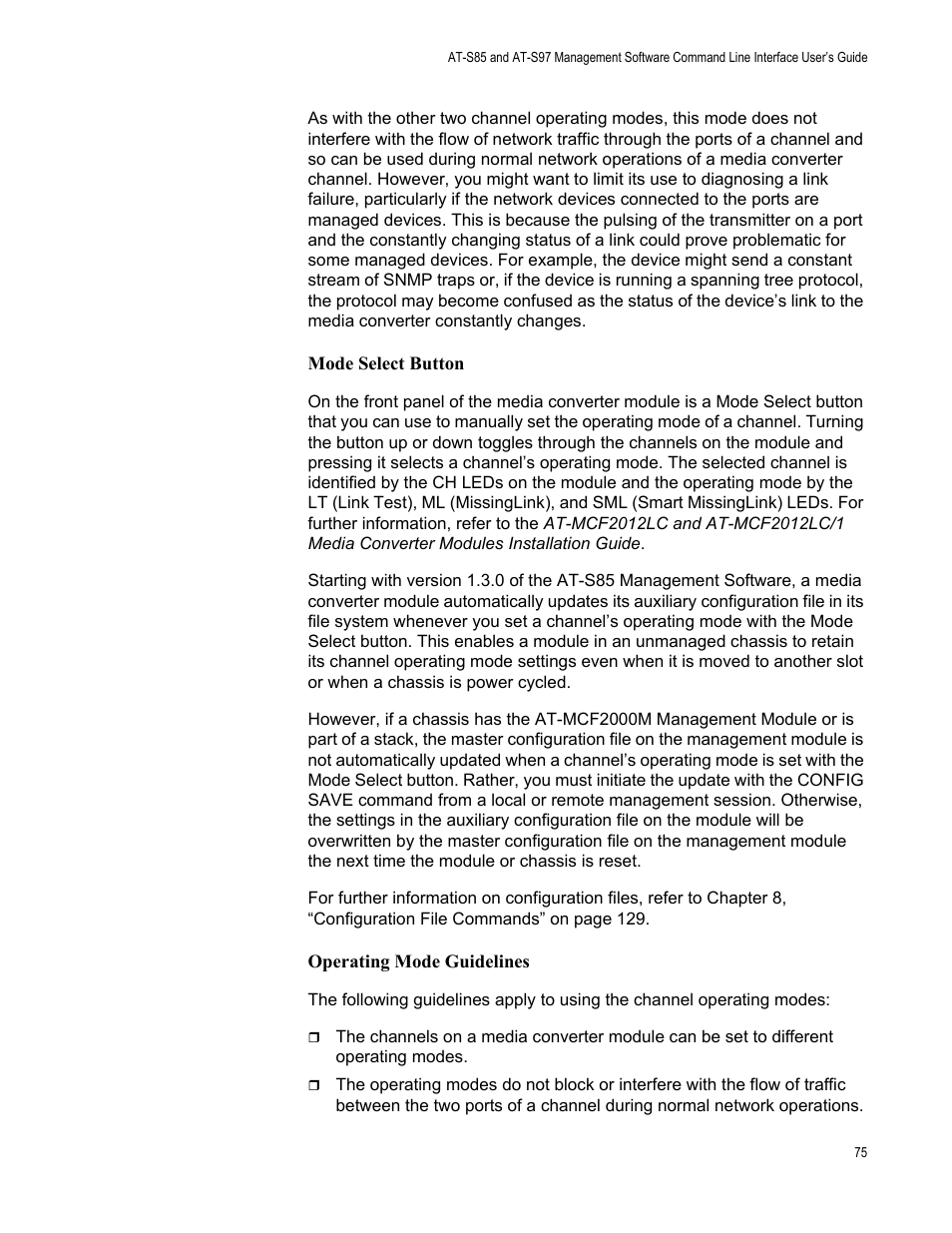 Allied Telesis AT-S97 User Manual | Page 75 / 218