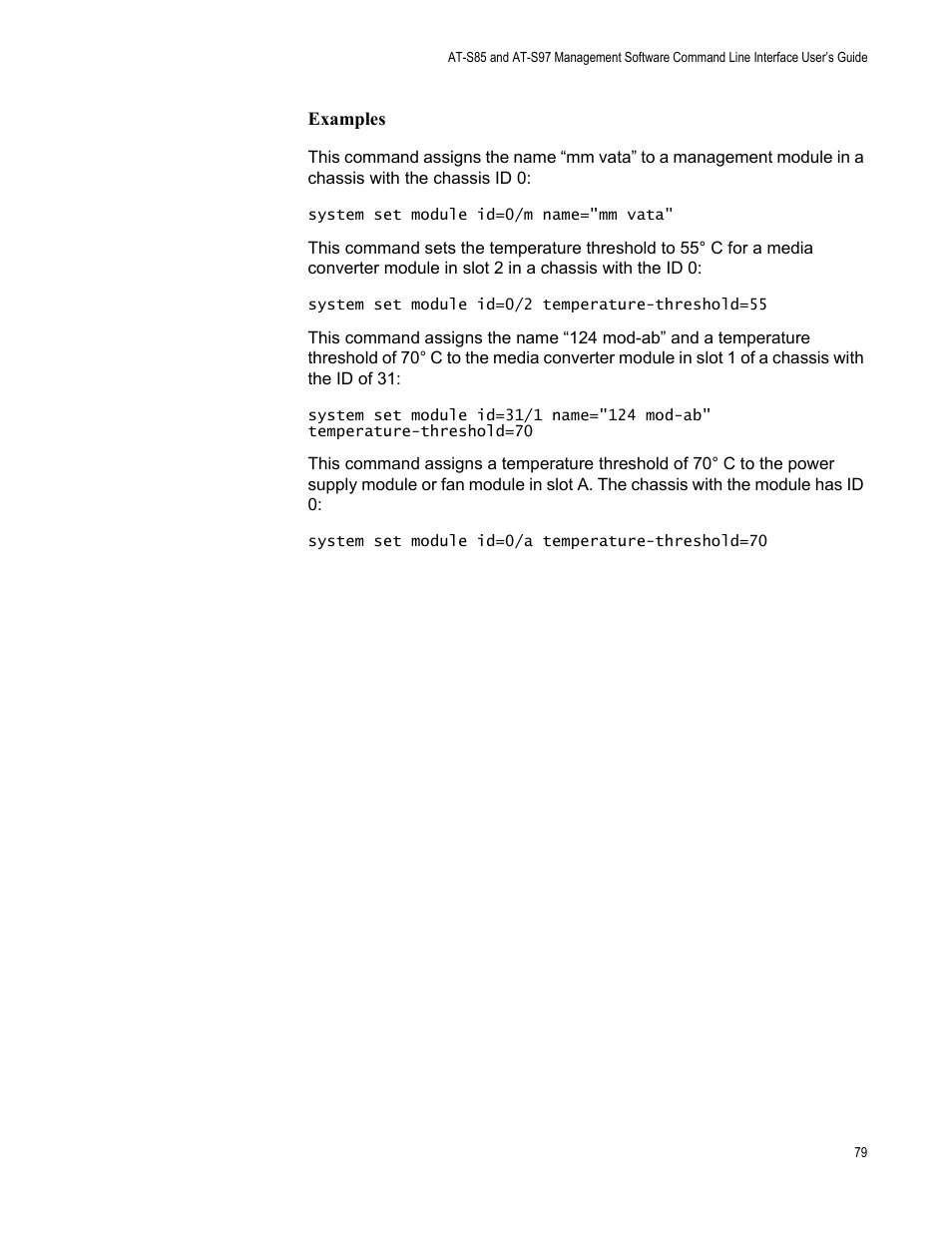 Allied Telesis AT-S97 User Manual | Page 79 / 218