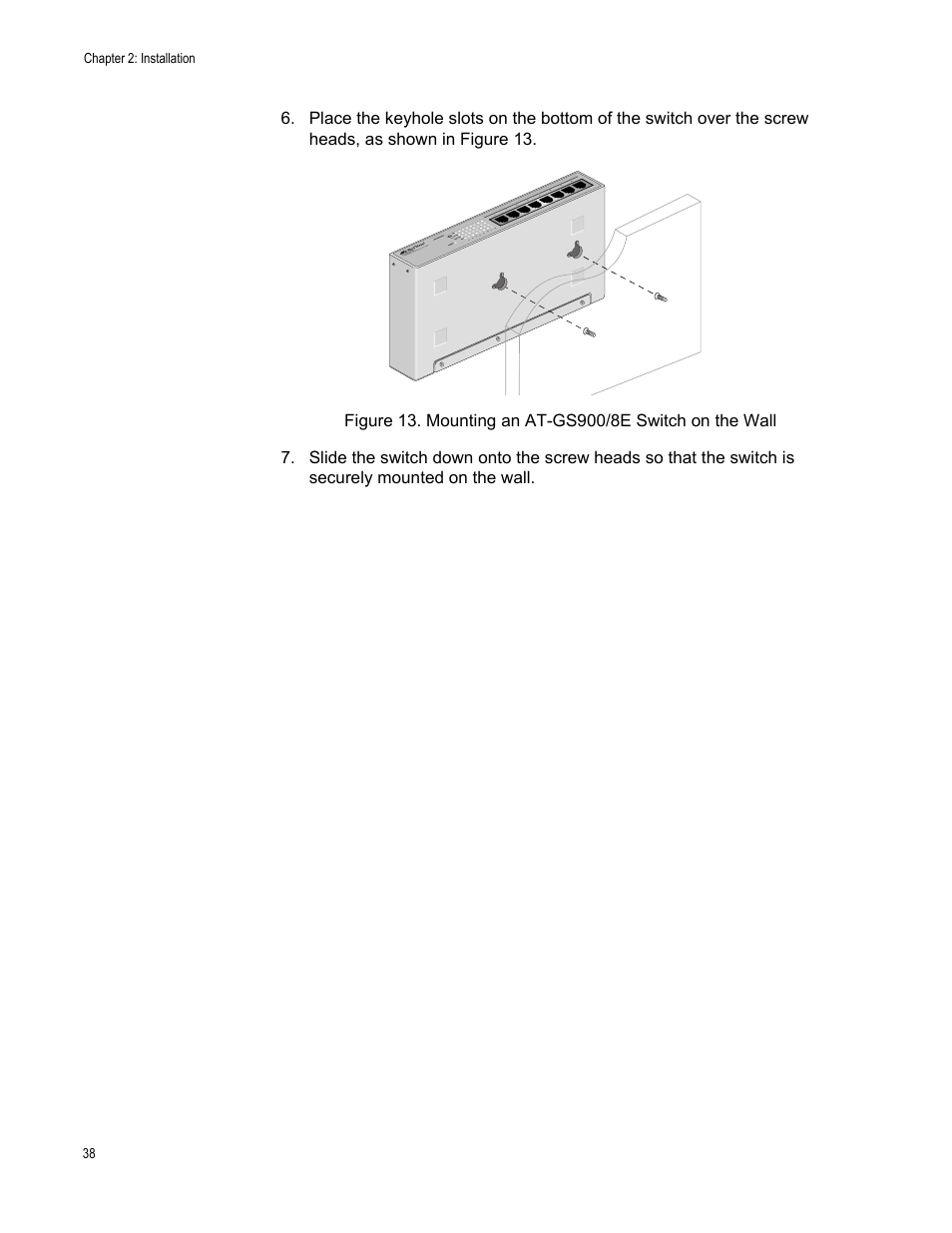 Allied Telesis AT-GS900/8E User Manual | Page 38 / 76