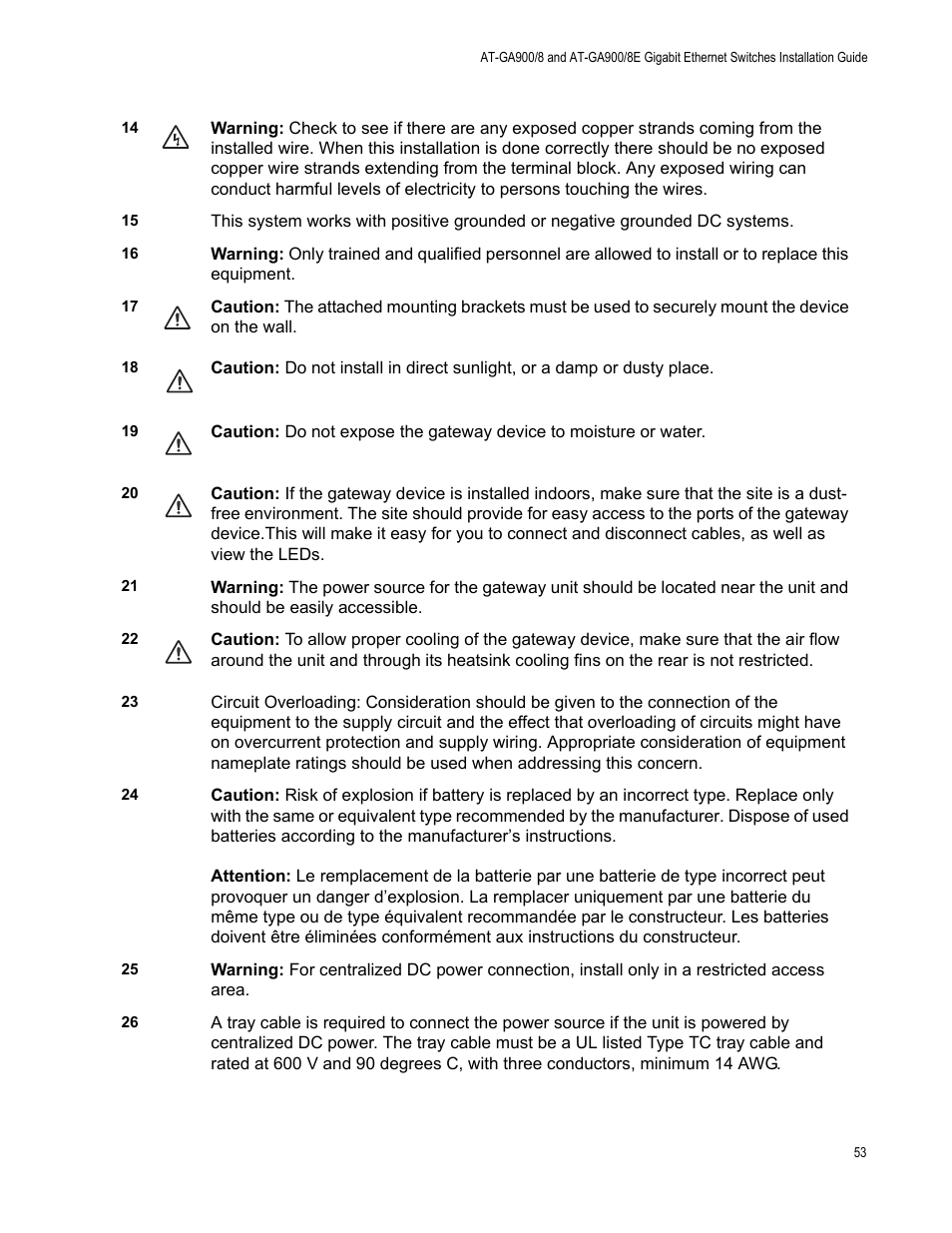 Allied Telesis AT-GS900/8E User Manual | Page 53 / 76