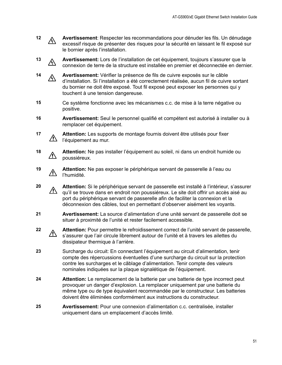 Allied Telesis AT-GS900/8E User Manual | Page 51 / 61