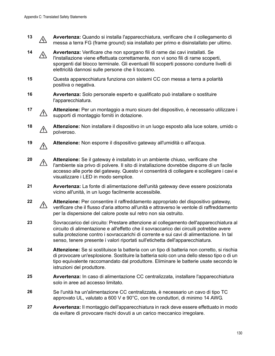 Allied Telesis AT-CM70S User Manual | Page 130 / 136