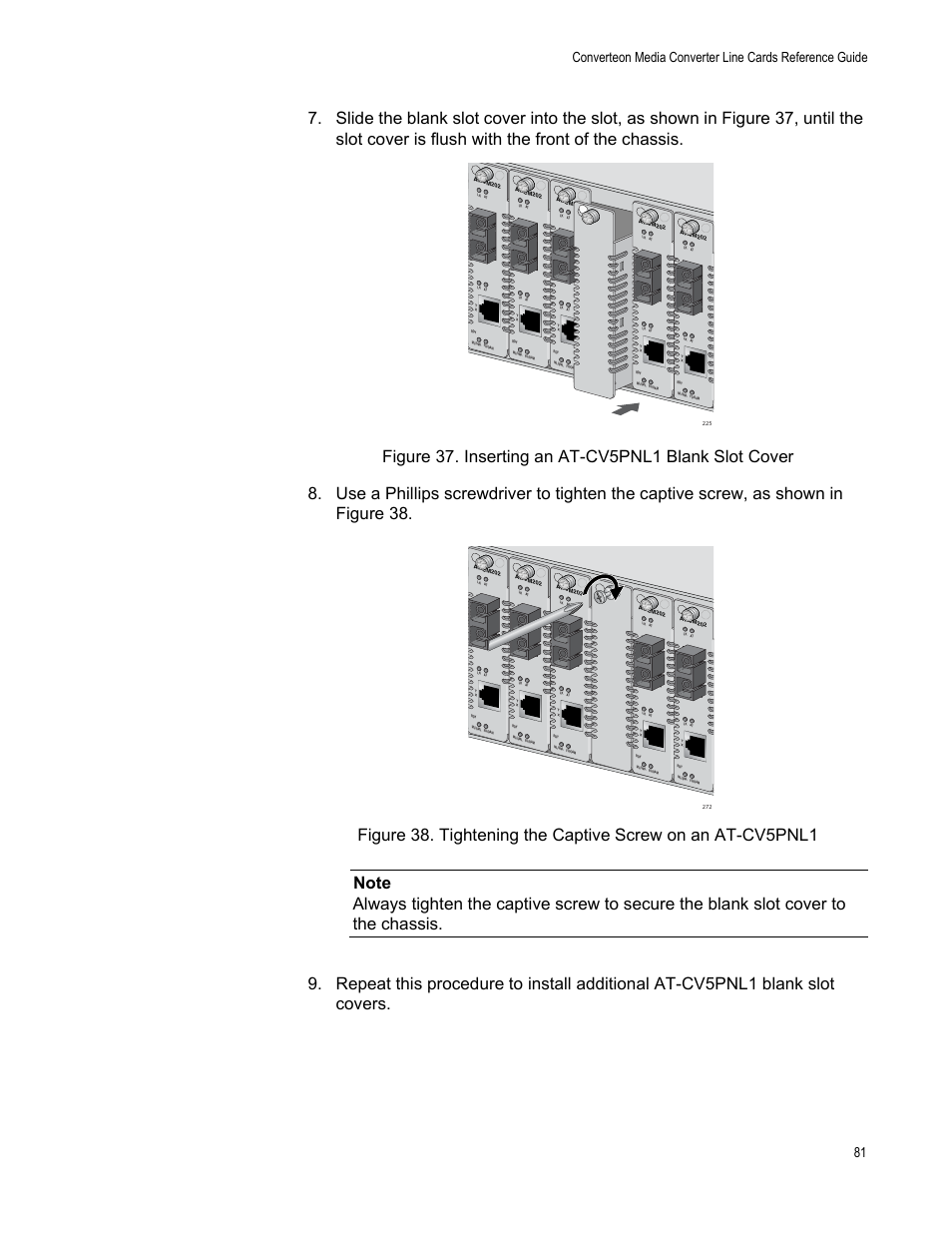 Allied Telesis AT-CM70S User Manual | Page 81 / 136