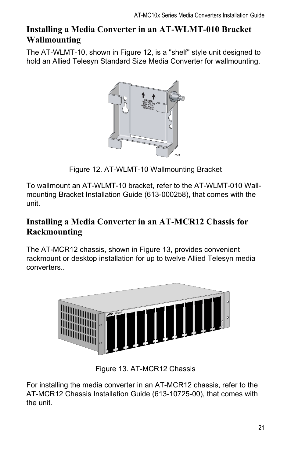 Allied Telesis AT-MC104LH User Manual | Page 31 / 84
