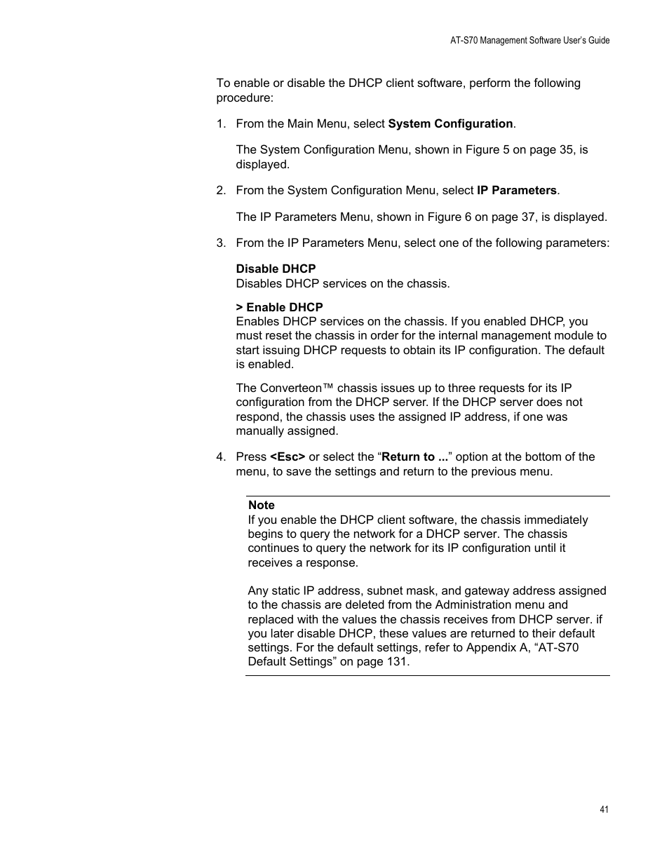 Allied Telesis AT-S70 User Manual | Page 41 / 134