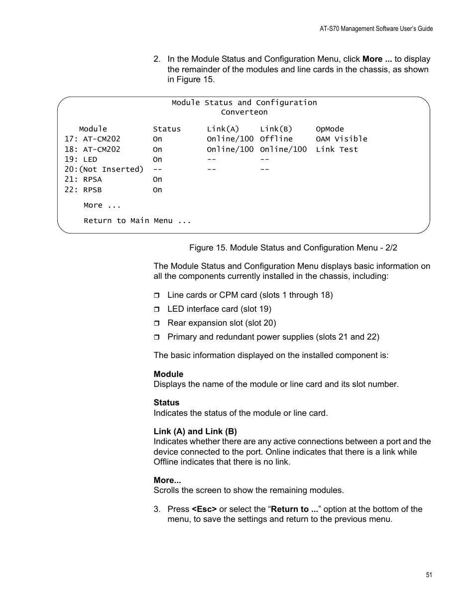 Allied Telesis AT-S70 User Manual | Page 51 / 134