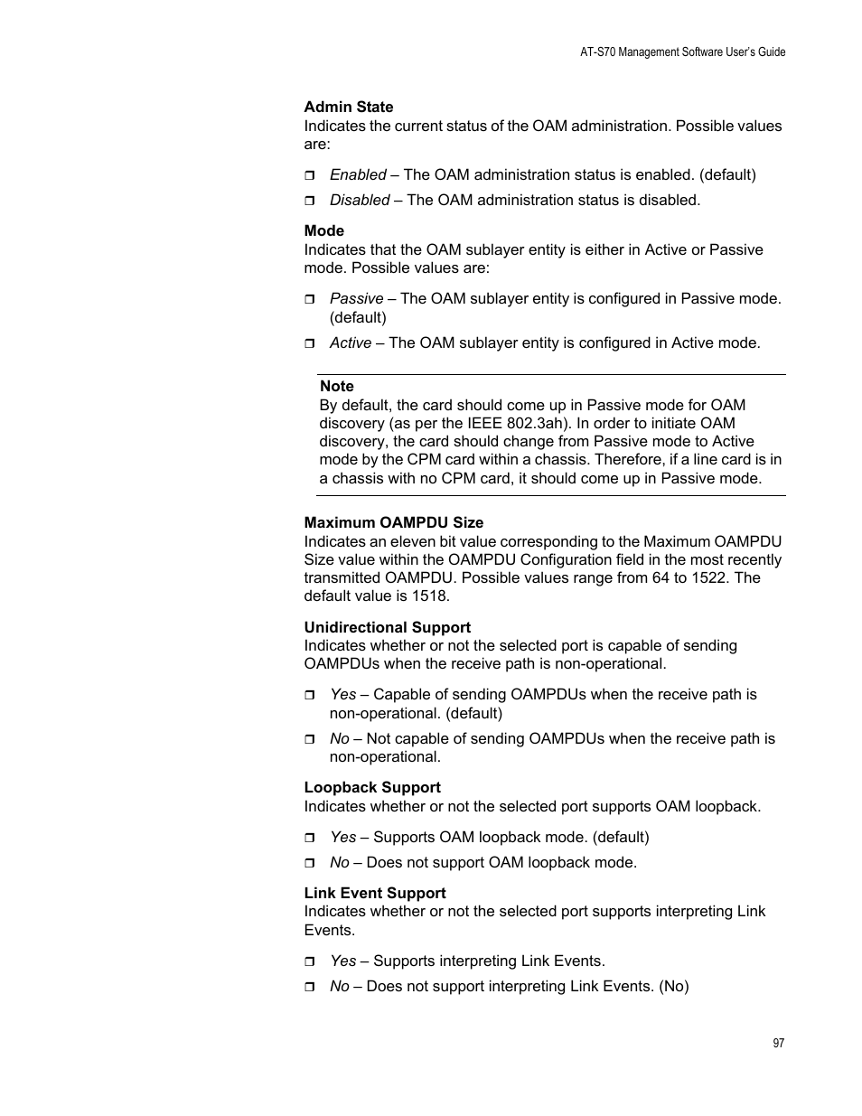 Allied Telesis AT-S70 User Manual | Page 97 / 134
