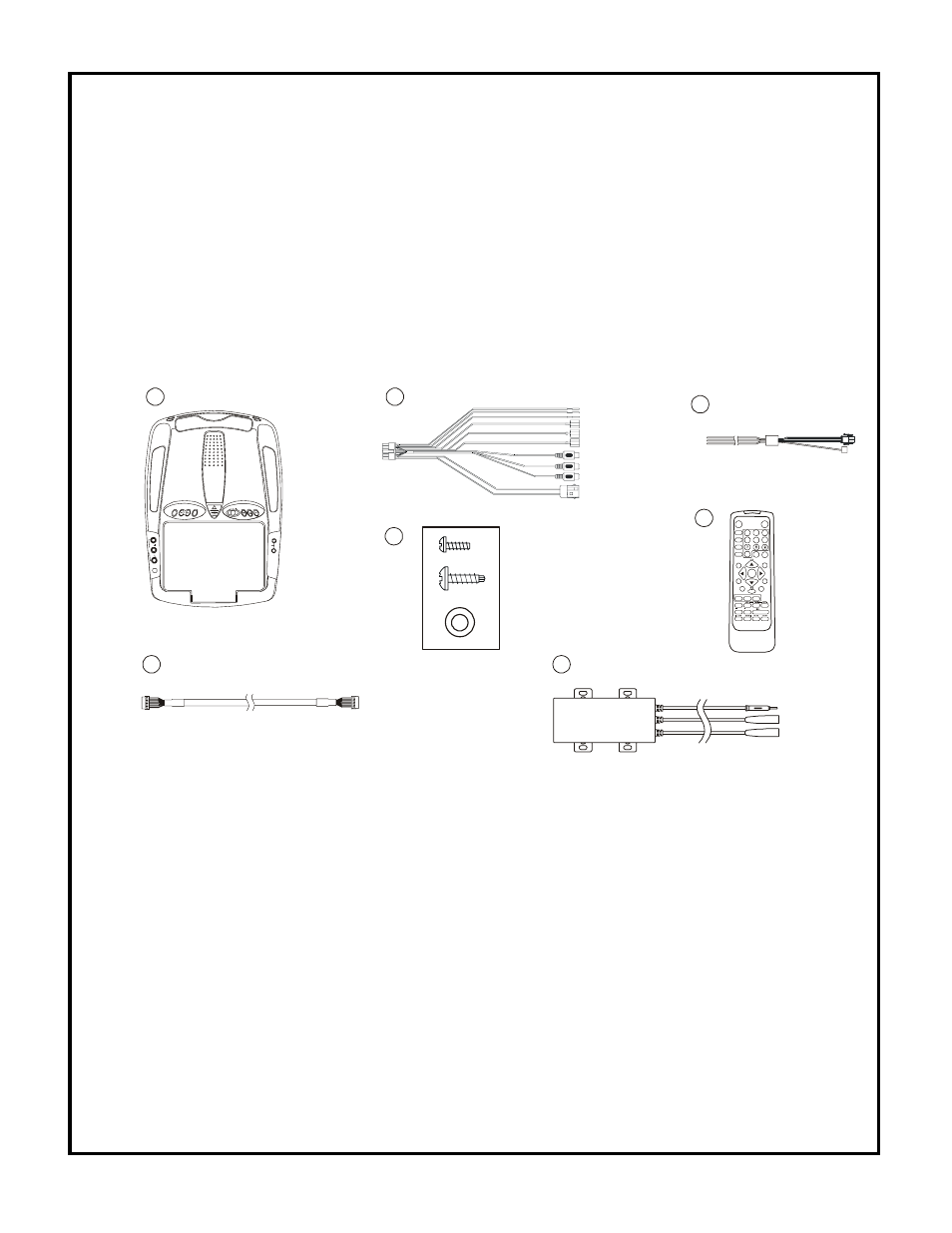 Materials included in this package, Tools required | Audiovox PROV716 EN User Manual | Page 3 / 12