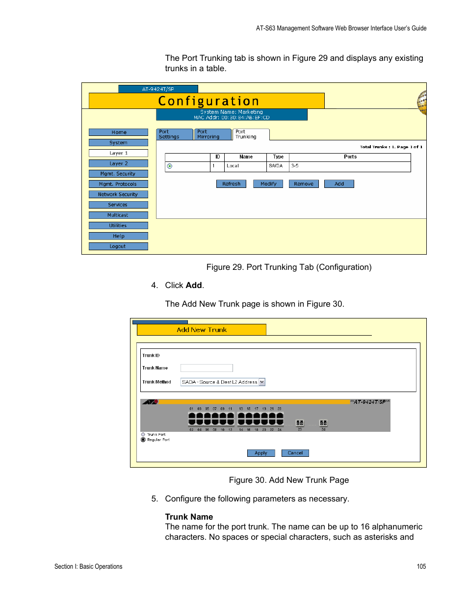 Allied Telesis AT-S63 User Manual | Page 105 / 462