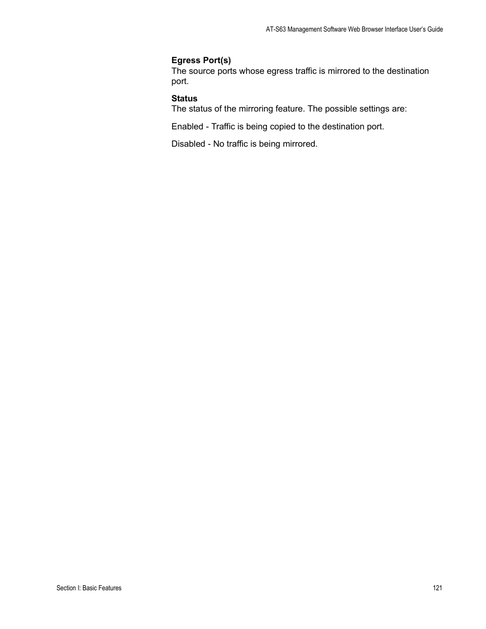 Allied Telesis AT-S63 User Manual | Page 121 / 462
