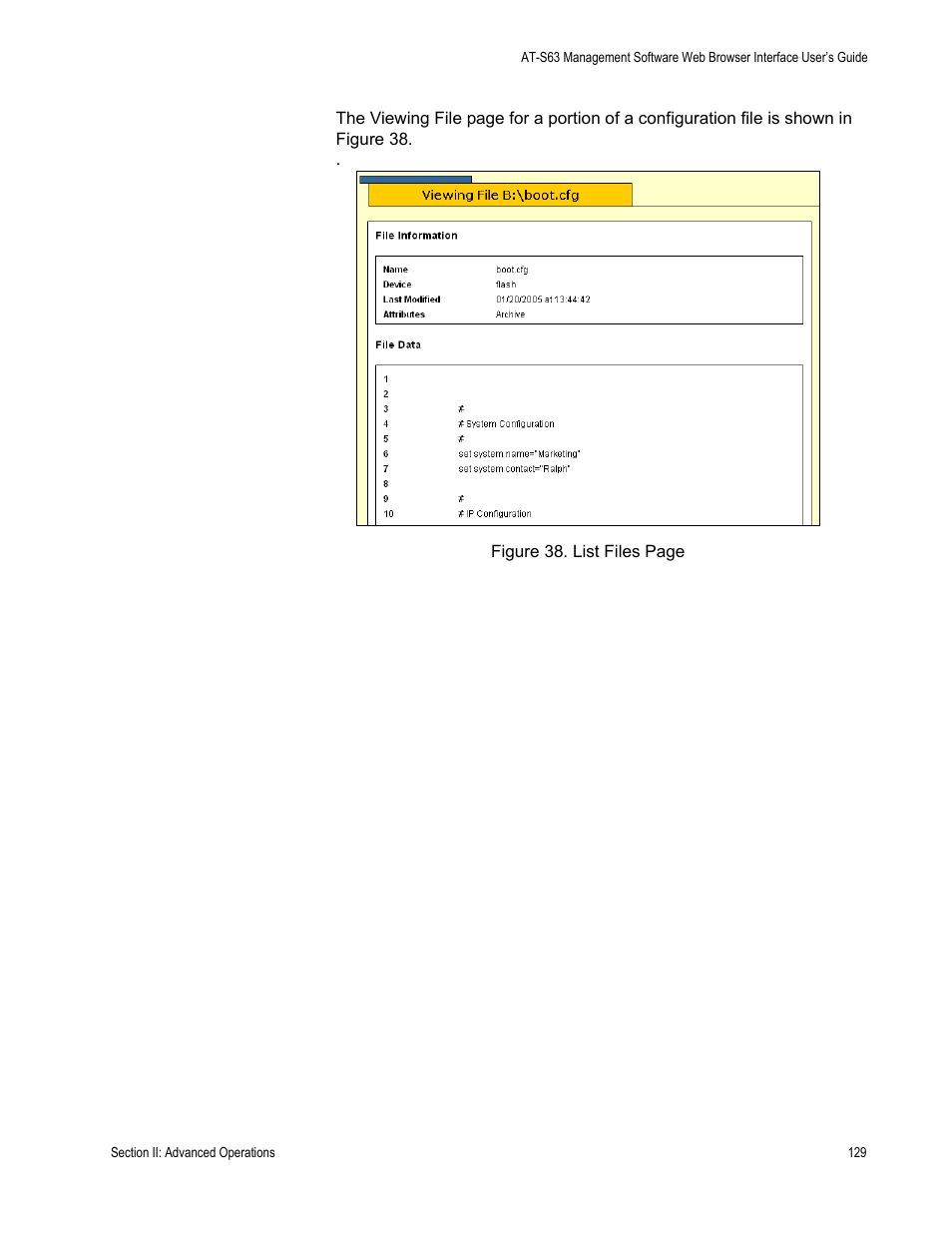 Allied Telesis AT-S63 User Manual | Page 129 / 462