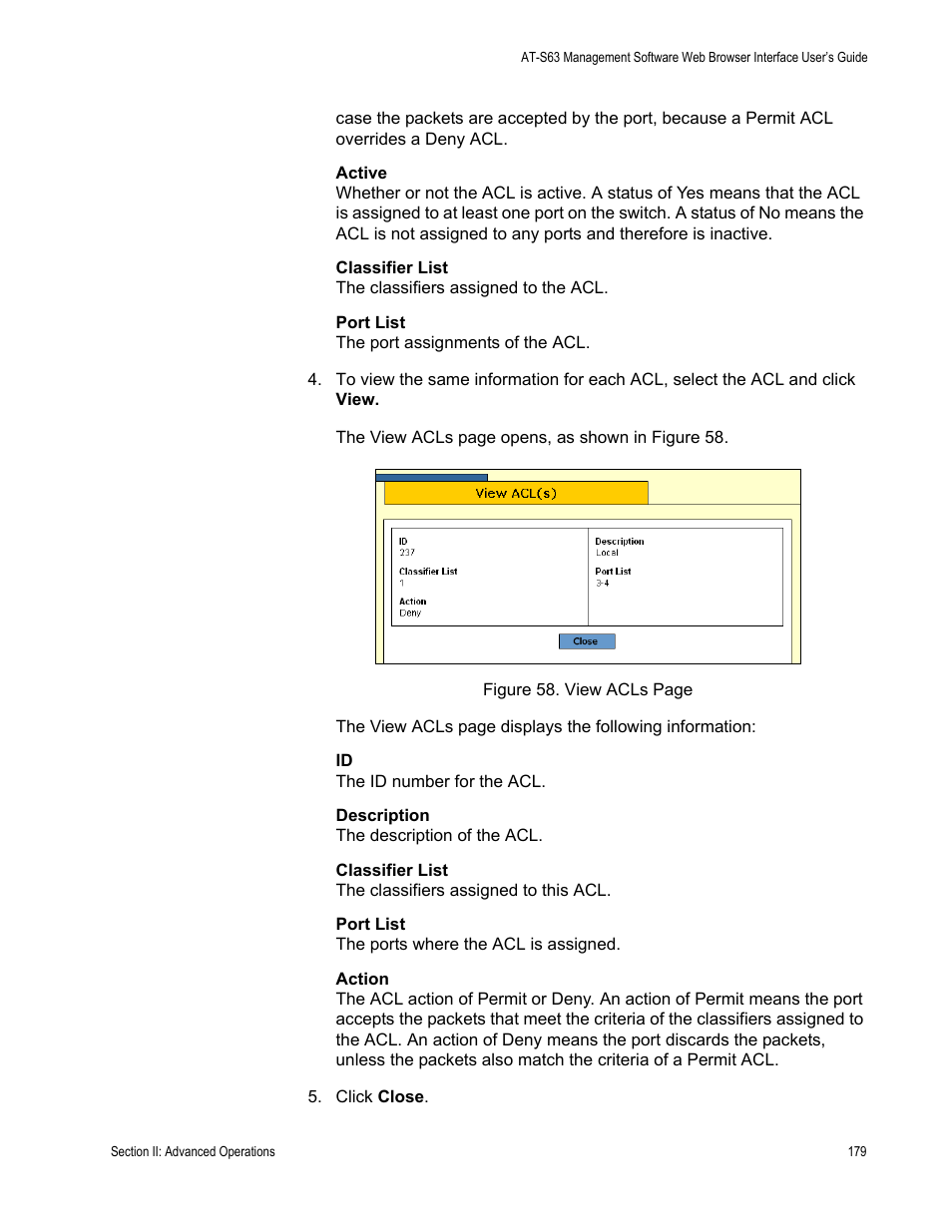 Allied Telesis AT-S63 User Manual | Page 179 / 462