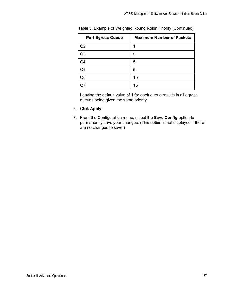 Allied Telesis AT-S63 User Manual | Page 187 / 462