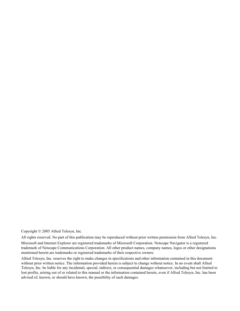 Allied Telesis AT-S63 User Manual | Page 2 / 462