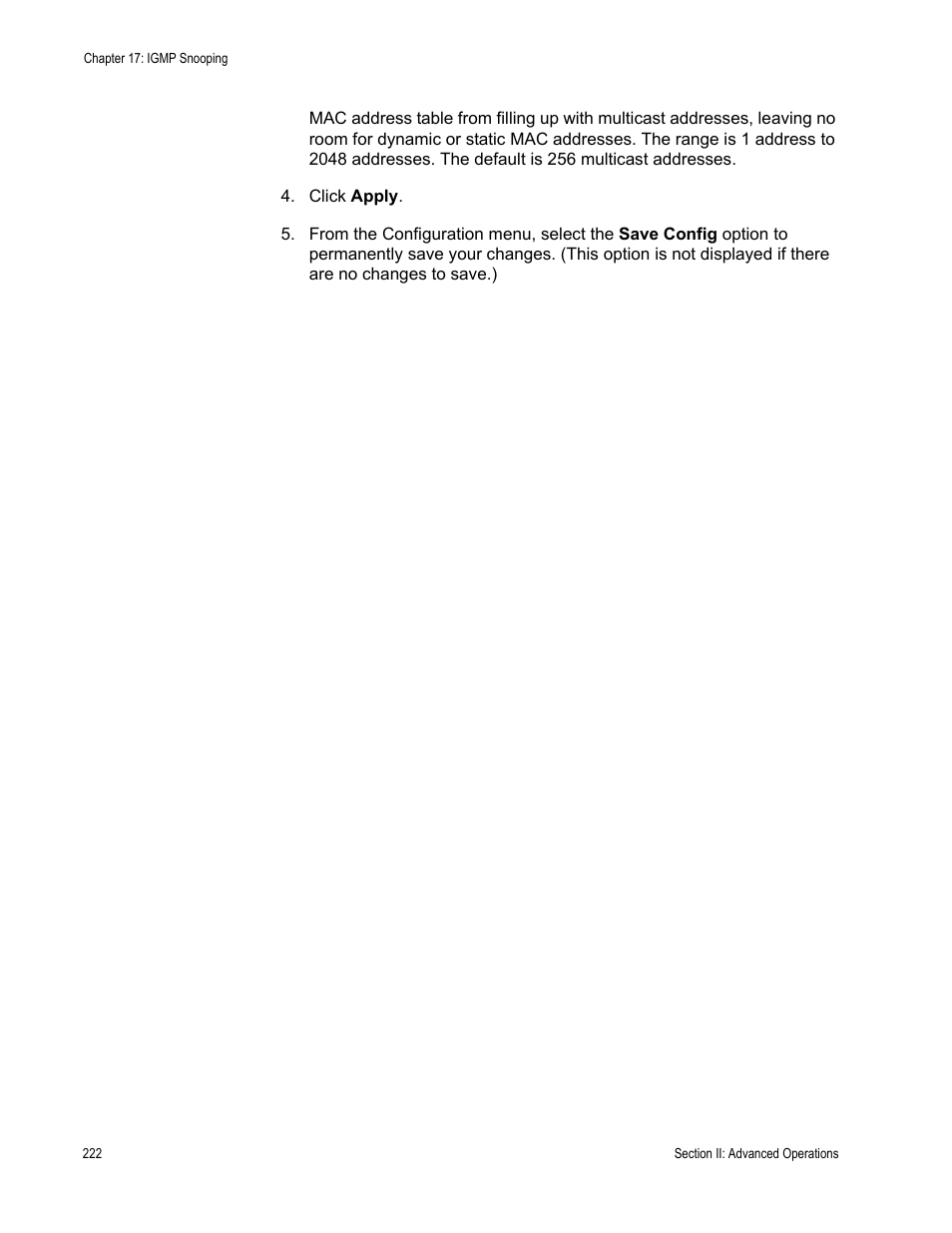 Allied Telesis AT-S63 User Manual | Page 222 / 462