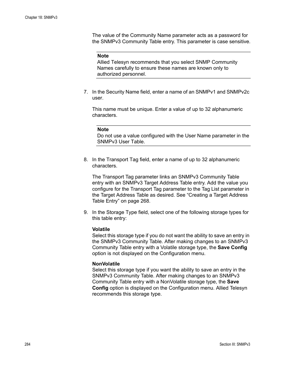 Allied Telesis AT-S63 User Manual | Page 284 / 462