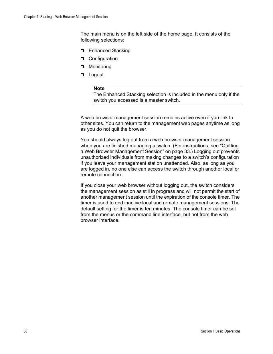 Allied Telesis AT-S63 User Manual | Page 30 / 462