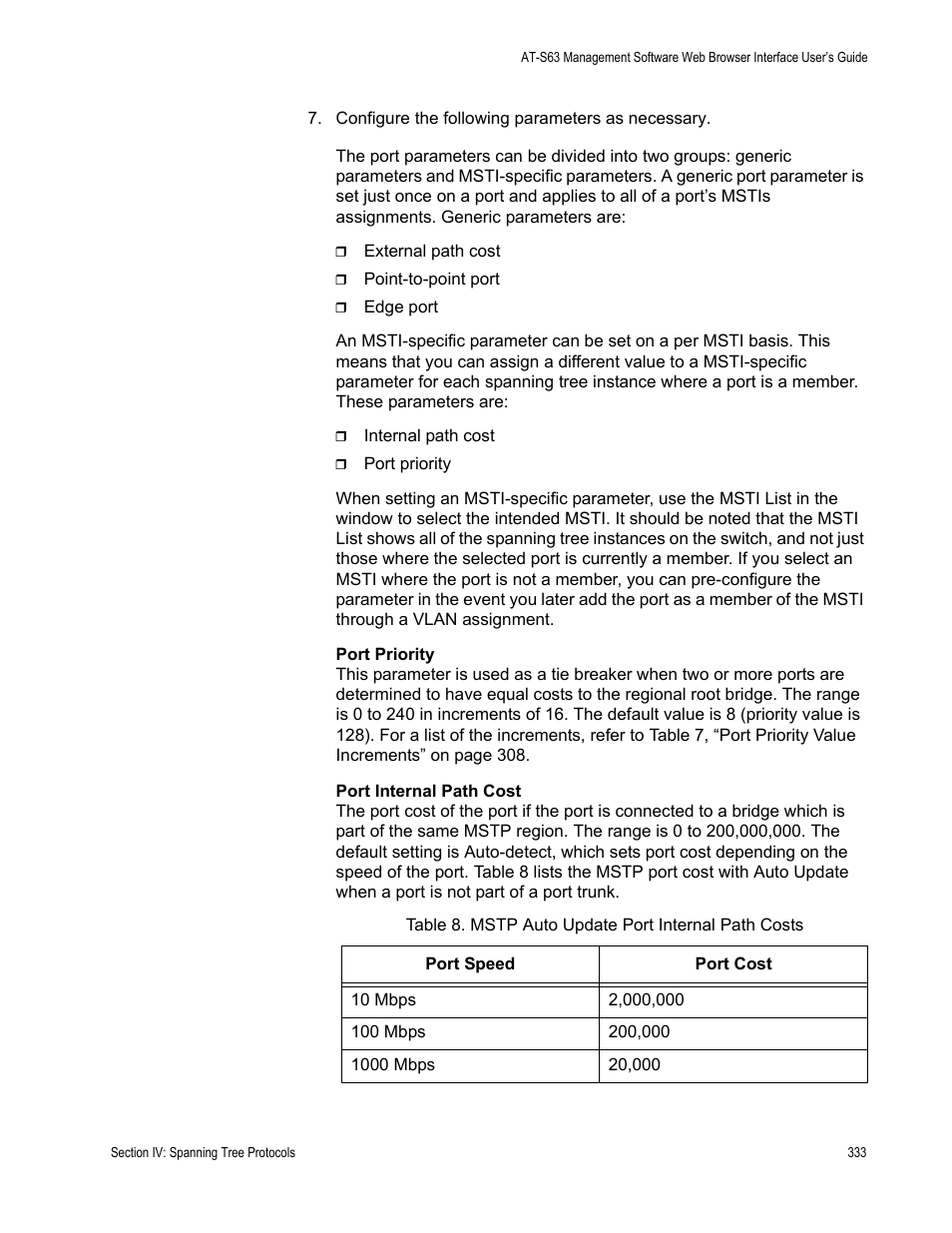Allied Telesis AT-S63 User Manual | Page 333 / 462