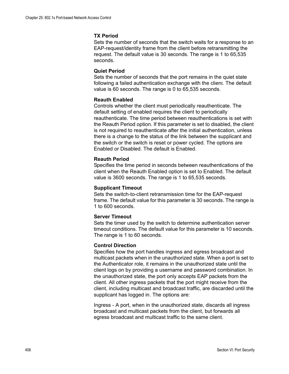 Allied Telesis AT-S63 User Manual | Page 406 / 462