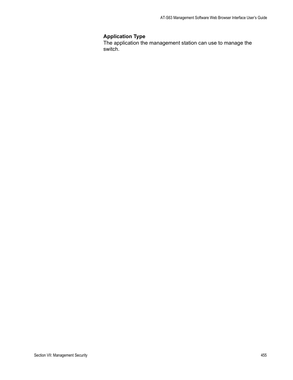 Allied Telesis AT-S63 User Manual | Page 455 / 462