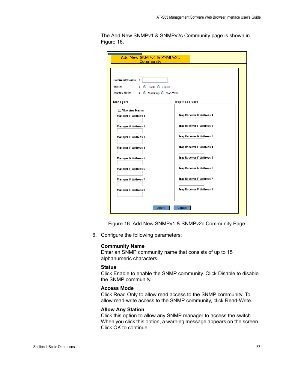 Allied Telesis AT-S63 User Manual | Page 67 / 462