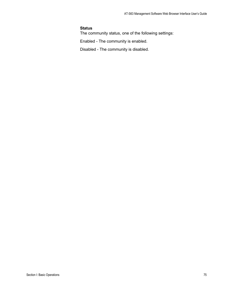 Allied Telesis AT-S63 User Manual | Page 75 / 462