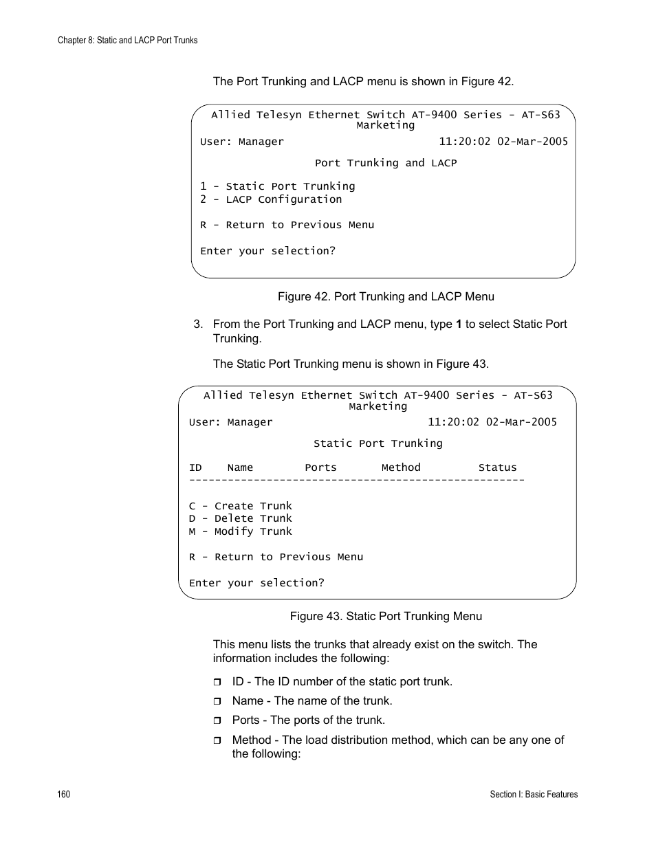 Allied Telesis AT-S63 User Manual | Page 160 / 908