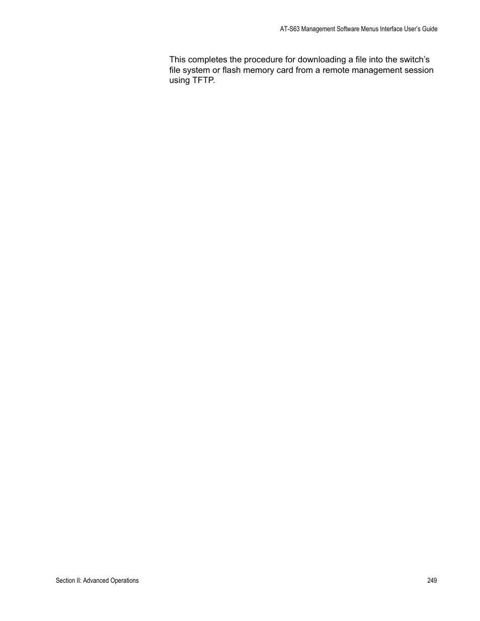 Allied Telesis AT-S63 User Manual | Page 249 / 908