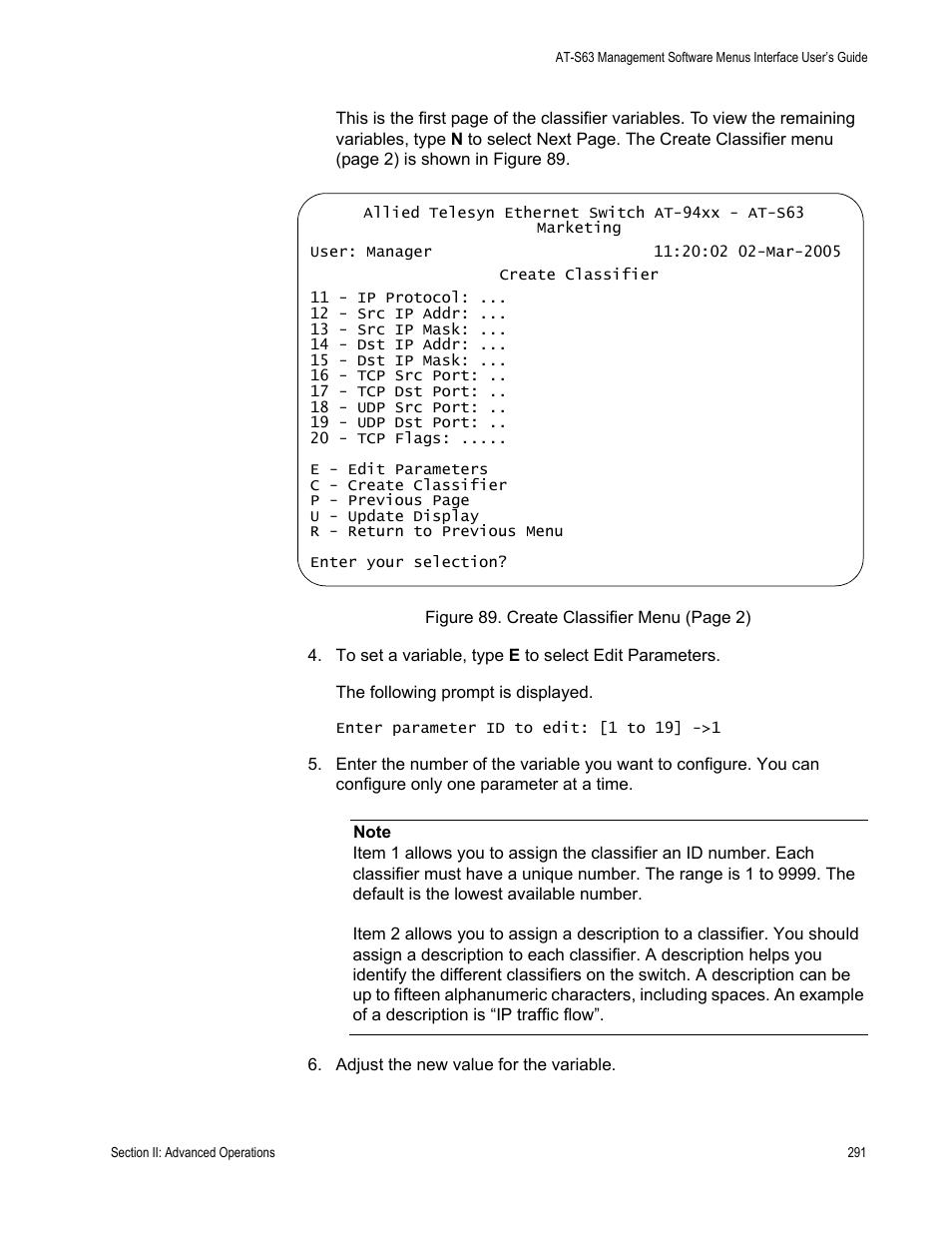 Allied Telesis AT-S63 User Manual | Page 291 / 908