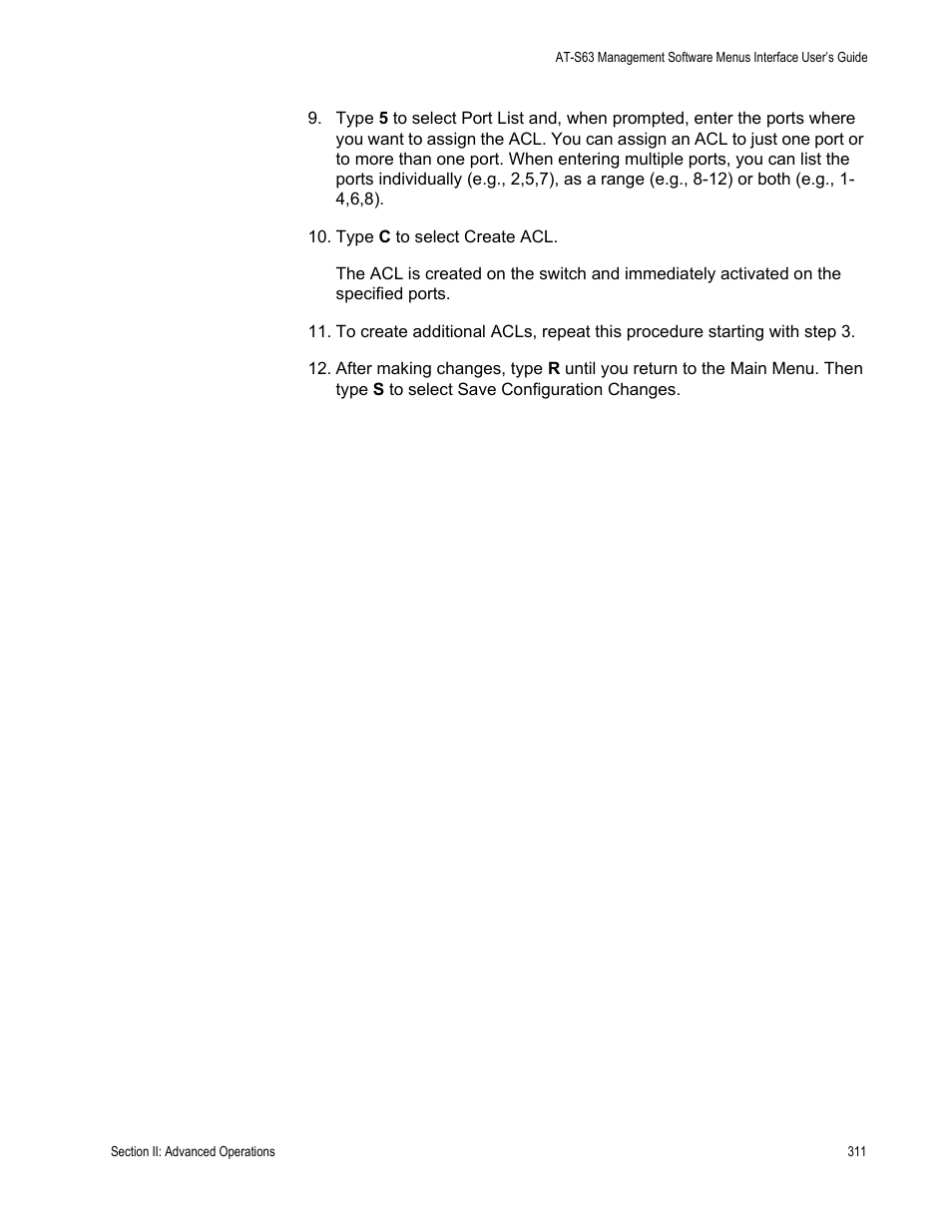 Allied Telesis AT-S63 User Manual | Page 311 / 908