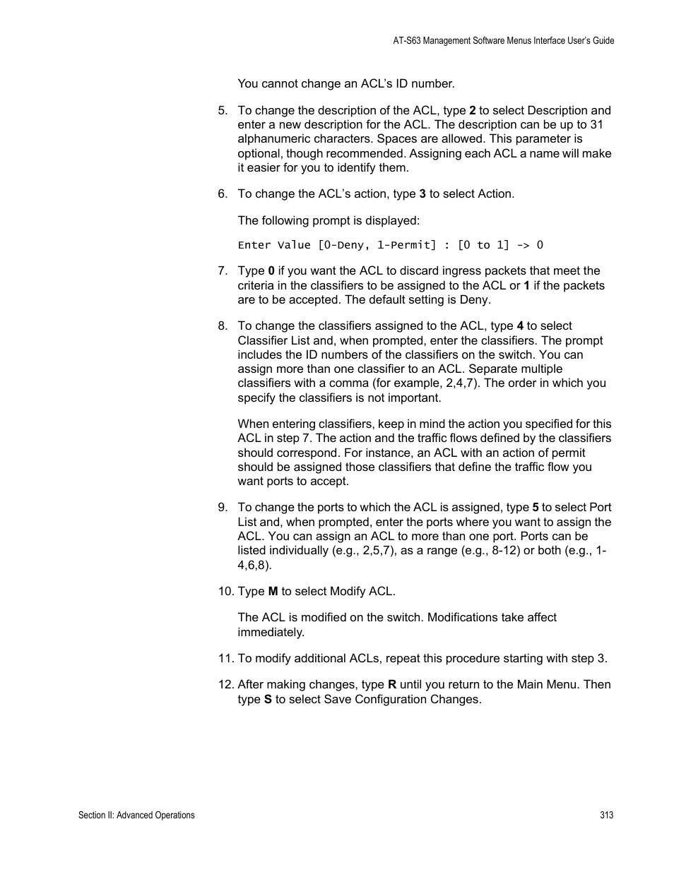 Allied Telesis AT-S63 User Manual | Page 313 / 908