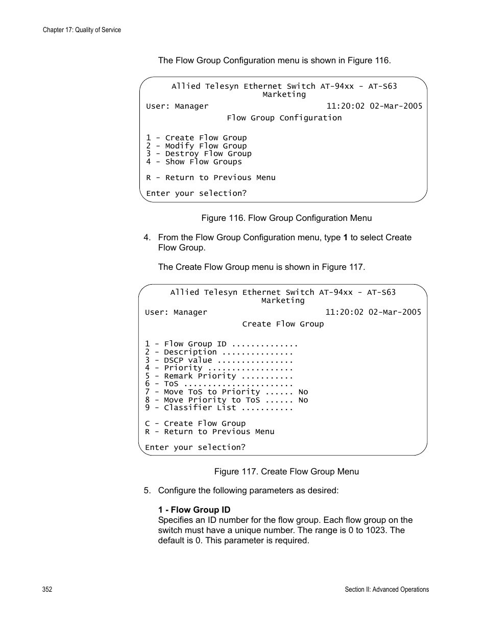 Allied Telesis AT-S63 User Manual | Page 352 / 908